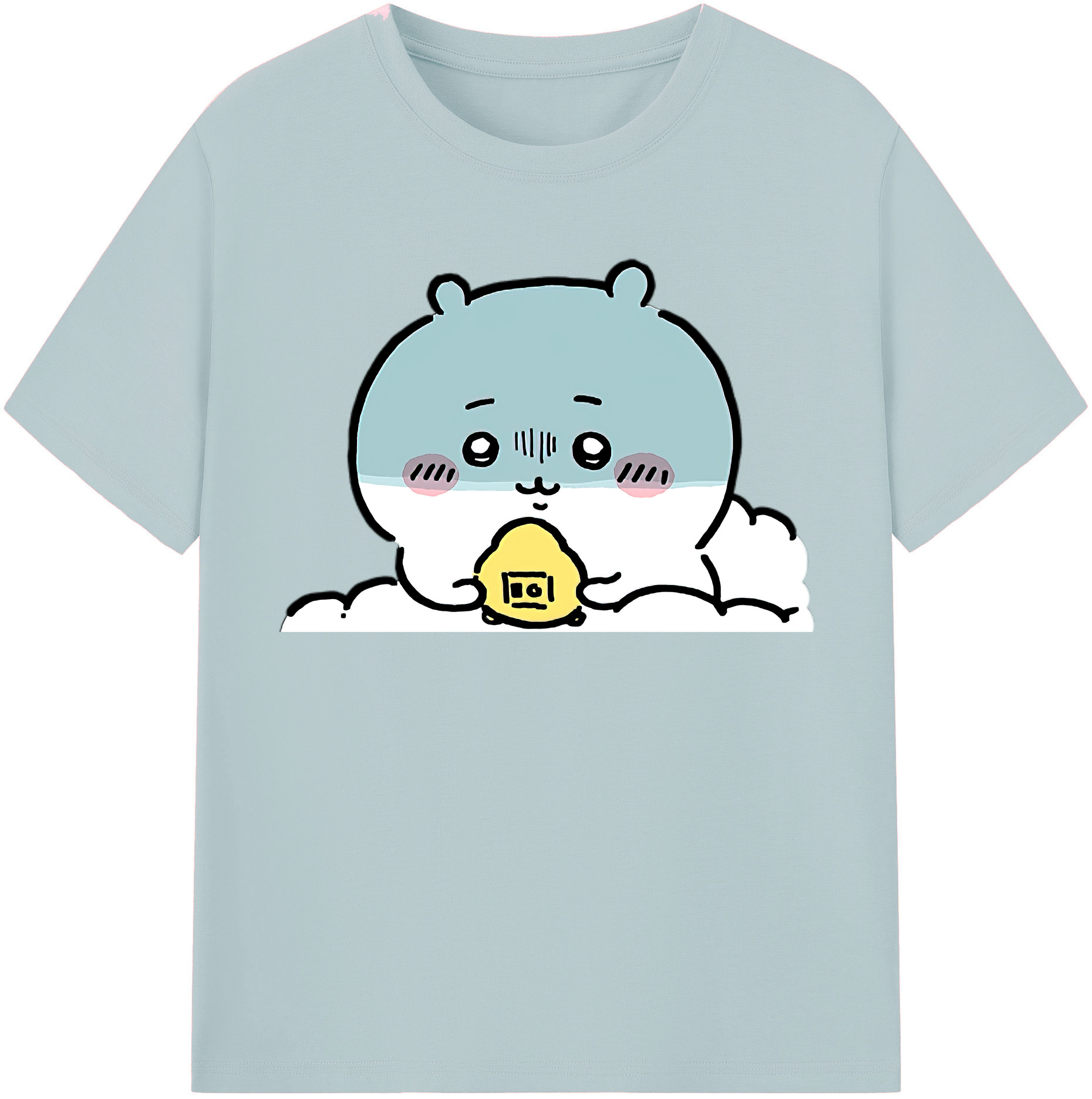 （画像用） ちいかわ ちいかわ Chii-kawa chiikawa 綿100％半袖Tシャツ（フロントプリント）